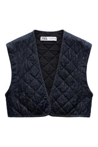 Denim Gilet - Marineblauw