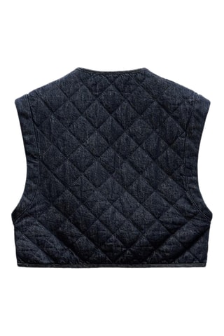 Denim Gilet - Marineblauw