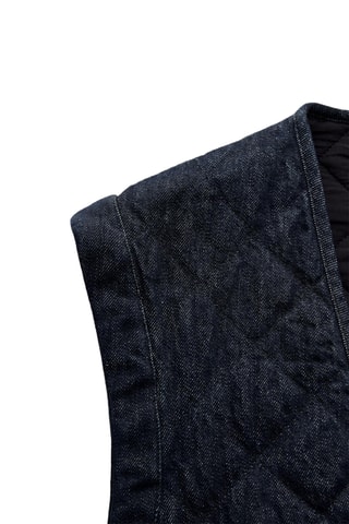Denim Gilet - Marineblauw