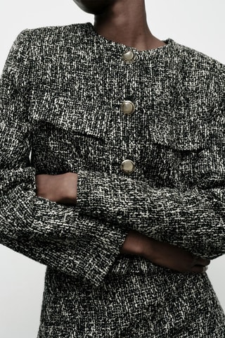 Tweed Jasje - Zwart