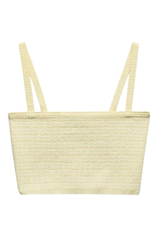 Crop top - Geel