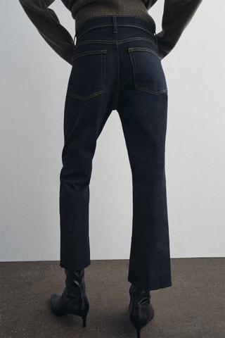 Broek bootcut - Indigoblauw
