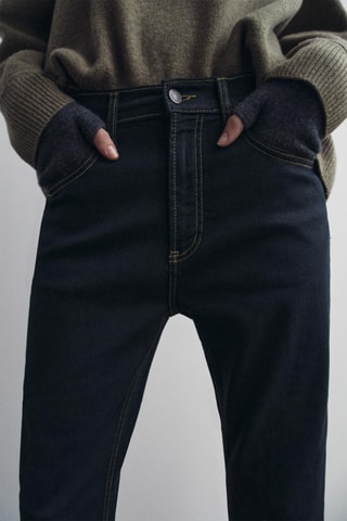 Broek bootcut - Indigoblauw