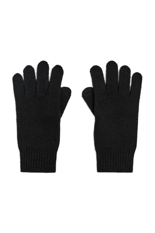 Wollen en Kasjmier Handschoenen - Zwart