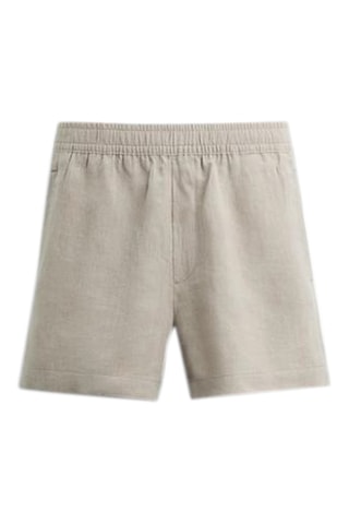 Linnen Short Ecru