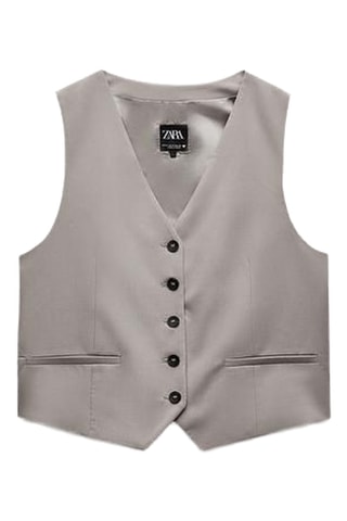 Gilet - Lichtgrijs