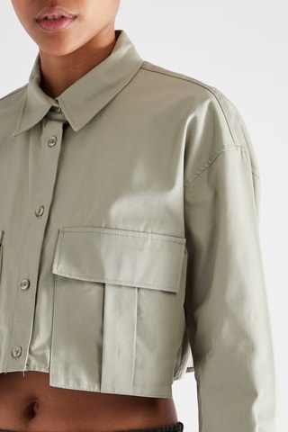 Korte Blouse - Olijfgroen