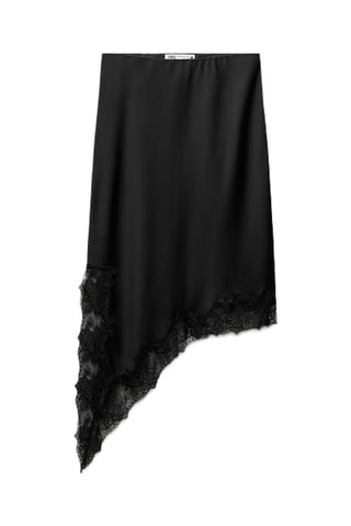 Asymmetrische Rok - Zwart