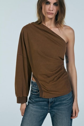 Asymmetrische Top Kaki
