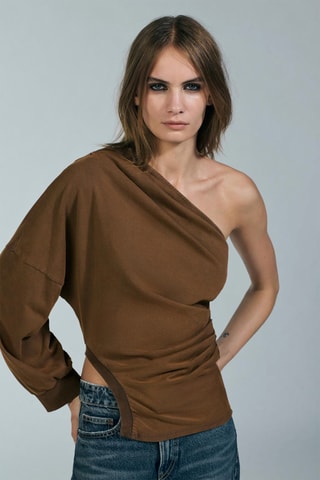 Asymmetrische Top Kaki