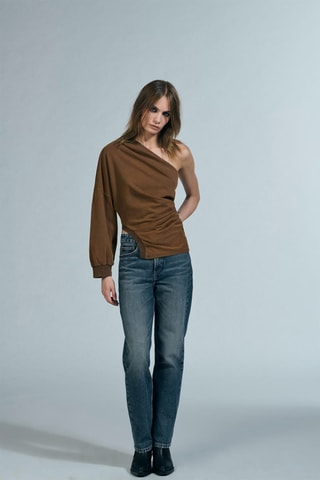 Asymmetrische Top Kaki