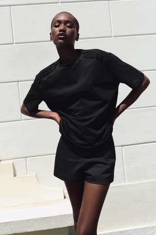 T-shirt - Zwart