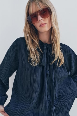 Top - Marineblauw