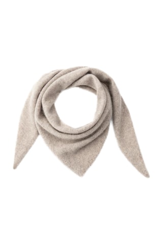 Wollen en Kasjmier Bandana - Beige