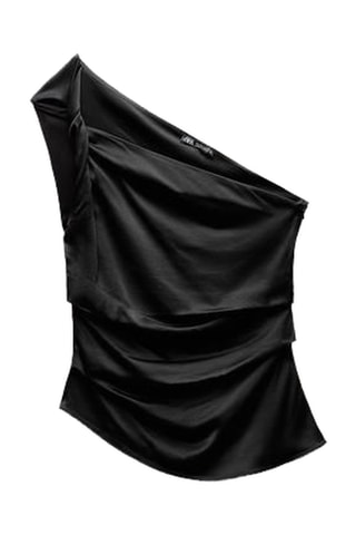 Asymmetrische Top Zwart