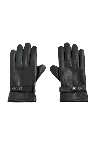 Geitenleren Handschoenen - Zwart