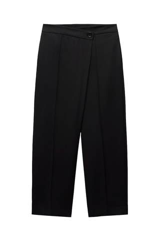 Soepelvallende Broek - Zwart