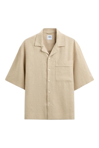 Linnen Overhemd - Beige