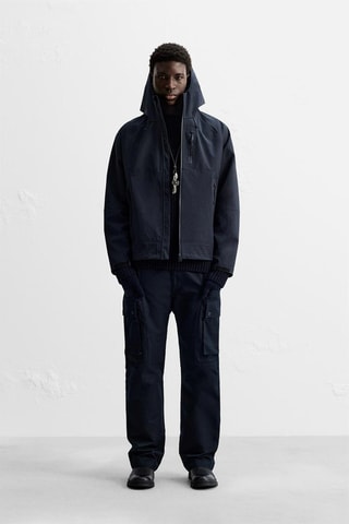 Windjack met Capuchon - Zwart