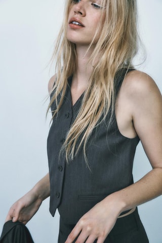 Gilet - Donkergrijs