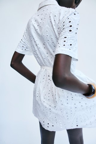 Blouse-jurk - Wit
