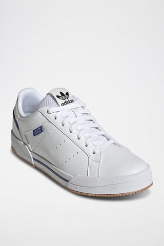 Leren Sneakers Court Tourino Wit