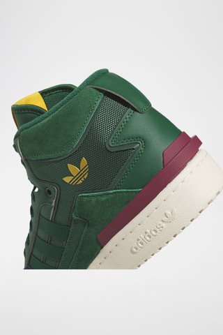 Sneakers montantes en nubuck Forum Exhibit Mid II - Vert et bleu