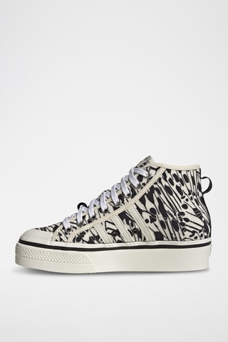 Sneakers montantes plateformes Nizza Platform Mid - Noir