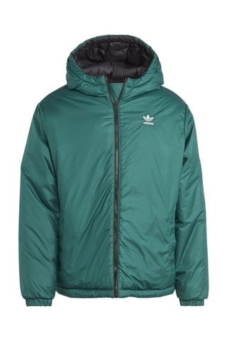 Veste réversible à capuche - Vert émeraude