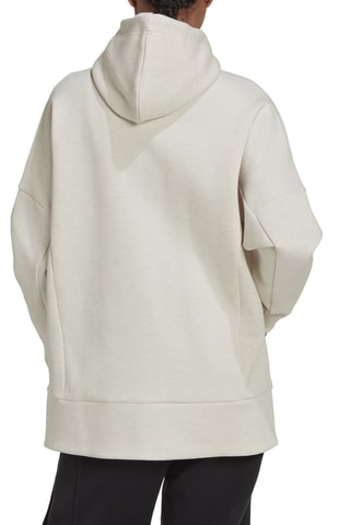 Veste à capuche Ecru