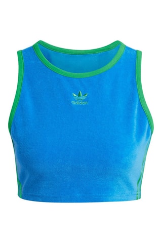 Crop top sans manches Injection Pack - Bleu électrique