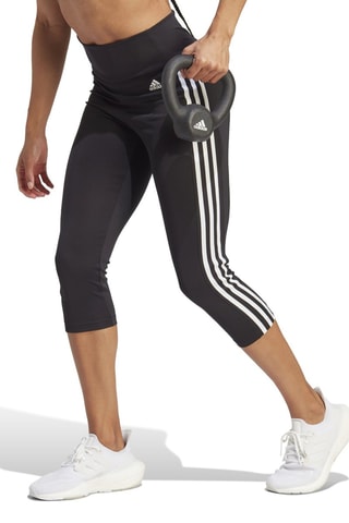 Legging d'entraînement taille haute W 3S 34 TIG - Noir