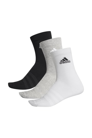 3 paires de chaussettes Light Crew - Gris et blanc
