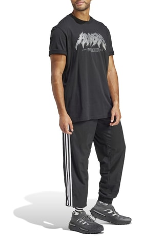 T-shirt Flames Concert - Noir