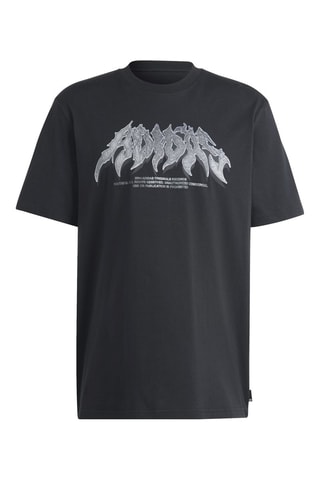 T-shirt Flames Concert - Noir
