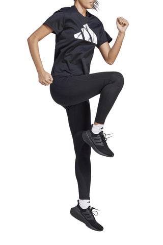 T-shirt de running Run It Brand Love - Noir