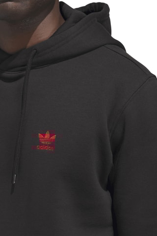 Sweat-shirt à capuche Trefoil Essentials - Noir