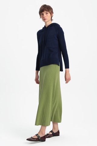 Pull à capuche - Bleu marine