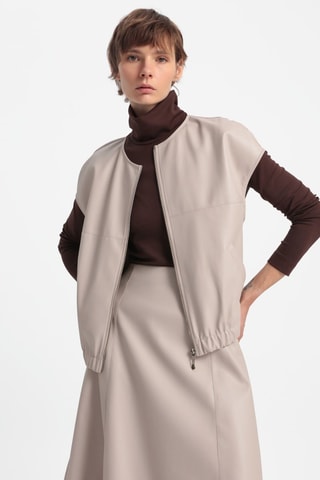 Gilet - Beige clair