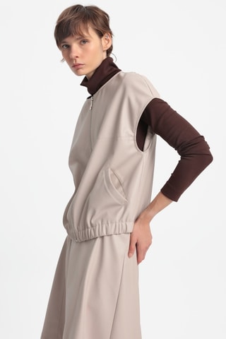 Gilet - Beige clair