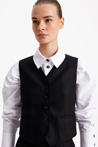Gilet de costume - Noir