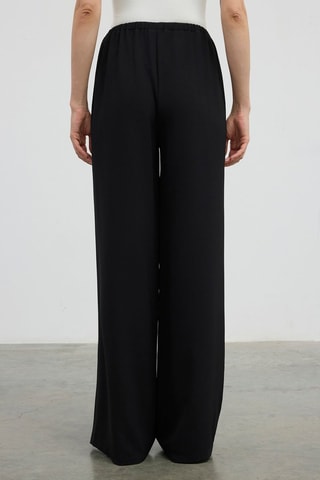 Pantalon taille haute - Noir