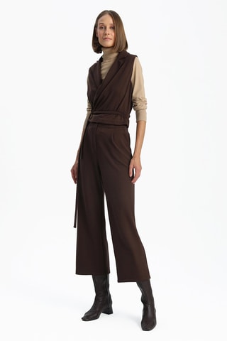 Veste sans manches - Marron