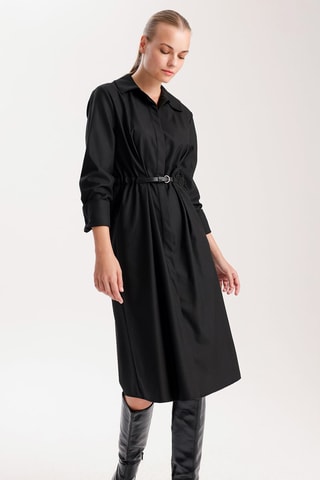 Robe chemise - Noir