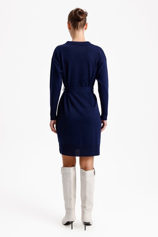 Robe droite - Bleu marine