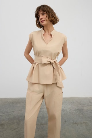 Blouse - Beige