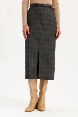 Jupe midi - Anthracite