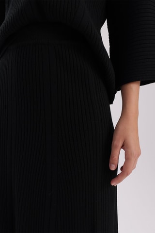 Jupe midi - Noir