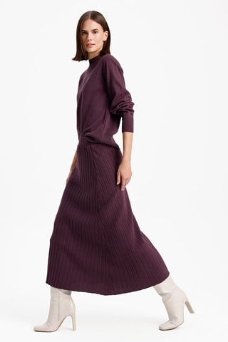 Jupe midi - Violet