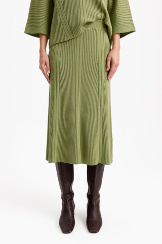 Jupe midi - Vert